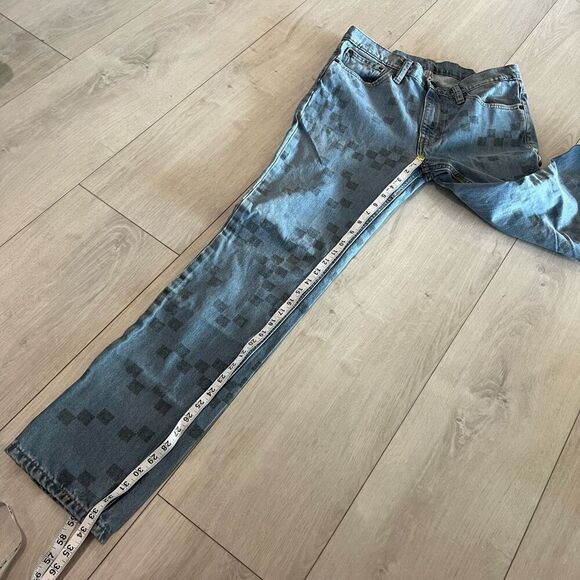 Levis 511 Slim Fit Bauer Strong Skate Skateboarding Cordura Jeans Sz 33\34 - Picture 3 of 9